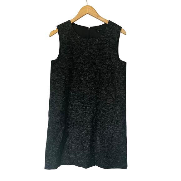 Theory Wool Blend Tweed Sleeveless A Line Dress Size 10 - Picture 7 of 7